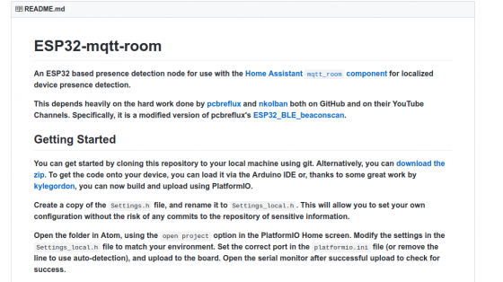 ESP32-mqtt-room: Sensor de presencia por habitaciones con ESP32 y un dispositivo BLE como la Mi Band 3