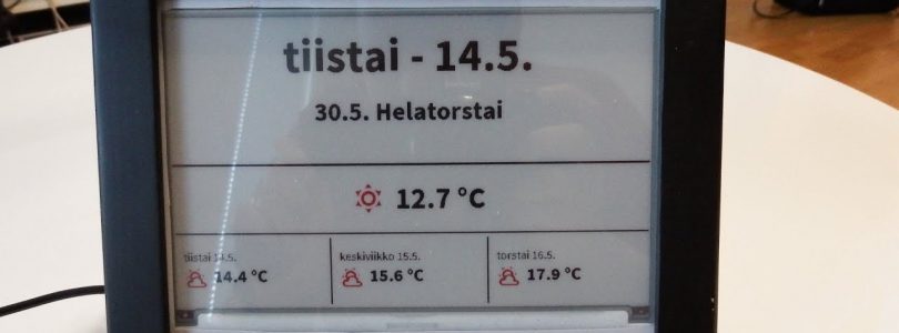 Proyecto con pantalla de tinta electrónica para nuestro Home Assistant