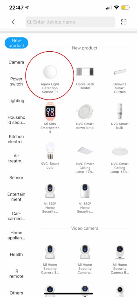 Aqara Ligth Detection Sensor T1