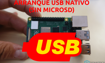 portada del tutorial del arranque de la Raspberry Pi4 desde USB sin microSD