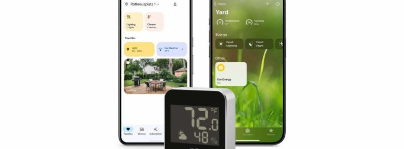 Eve presenta la ‘Estación Meteorológica Inteligente’ con monitoreo de temperatura, ahora compatible con Google Home