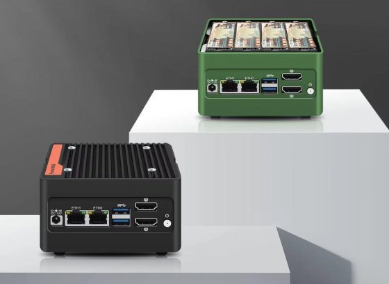 CWWK X86-P5: Potente Mini PC Pocket NAS con Doble LAN 2.5 GbE y Cuatro Slots M.2