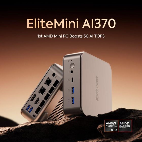 EliteMini AI370, la revolucionaria mini PC de MINISFORUM con doble conexión 2.5G, llega en octubre