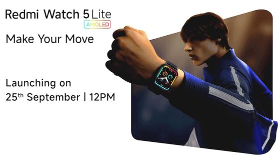 La Redmi Watch 5 Lite con Alexa integrada, se lanzará el 25 de septiembre en la India