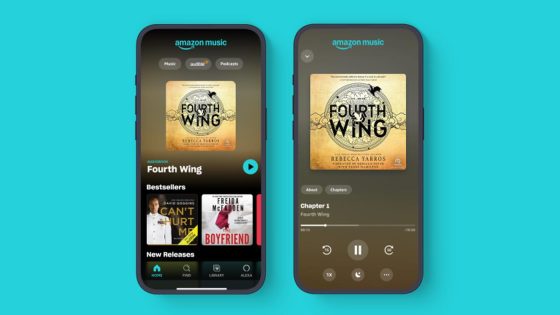 Amazon Music Unlimited sorprende al incluir un audiobook gratis cada mes para sus suscriptores