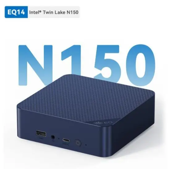 Beelink EQ14 Mini PC sorprende con el nuevo procesador Intel N150 antes de su lanzamiento oficial