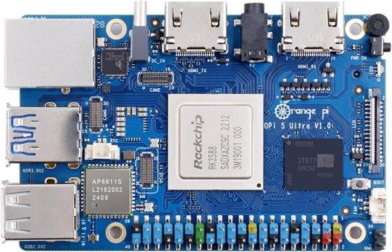 Descubre la impactante Orange Pi 5 Ultra: Un PC de placa única RK3588 con entrada HDMI