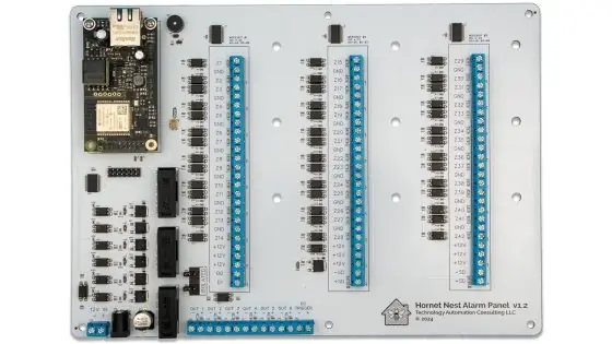 Hornet Nest Alarm Panel: Innovador sistema de seguridad ESP32 compatible con Home Assistant y PoE