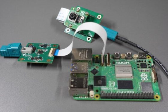 V-Link revoluciona la conexión de cámaras Raspberry Pi con un cable de 15 metros gracias a GMSL2