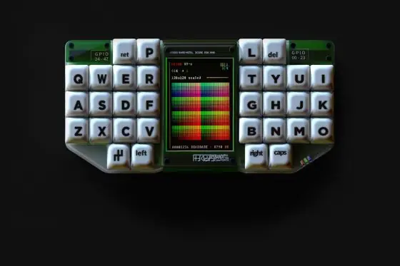 BANDIT PC32: Teclado independiente ColorForth con microcontrolador Raspberry Pi RP2350