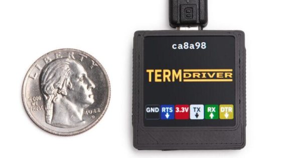 TermDriver 2:  Conexión USB a serie con pantalla en color integrada