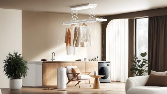 Xiaomi revoluciona el hogar con su innovadora secadora inteligente de techo y 35 kg de capacidad